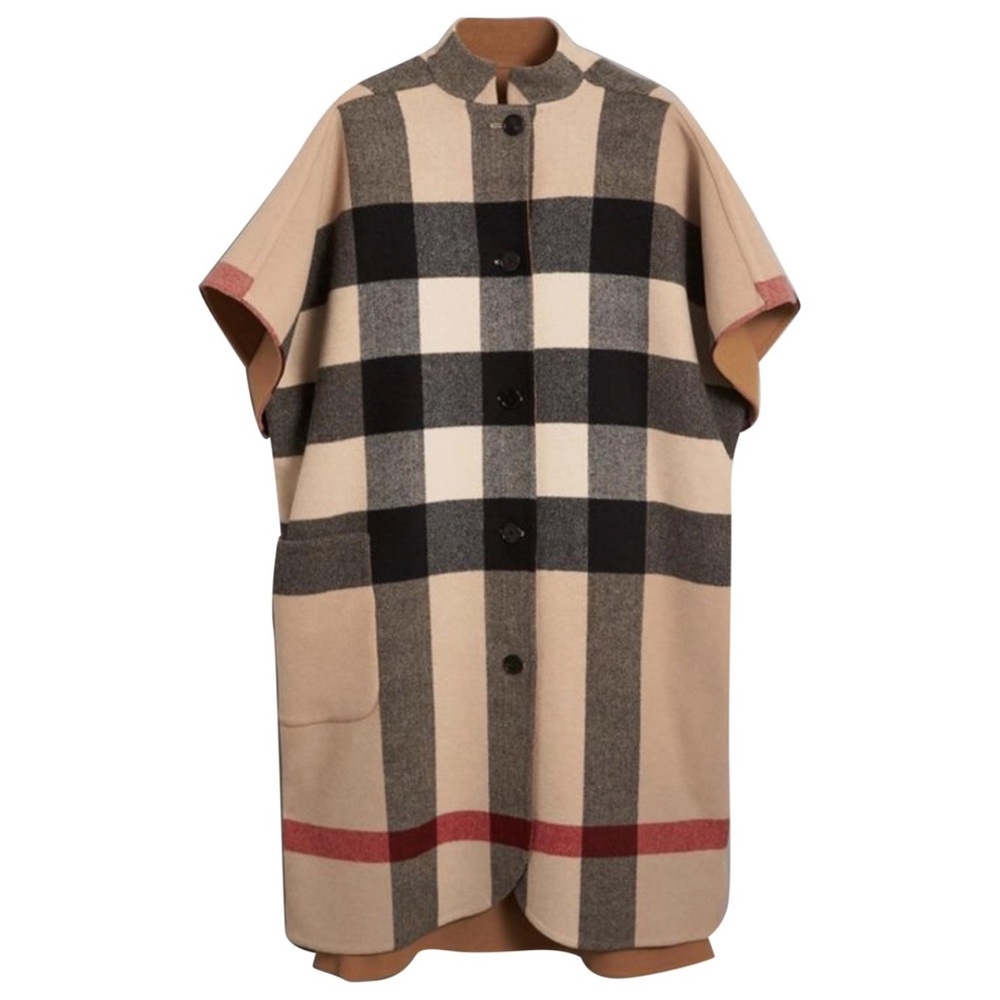 Burberry Reversible Check-To-Solid Cape Brown